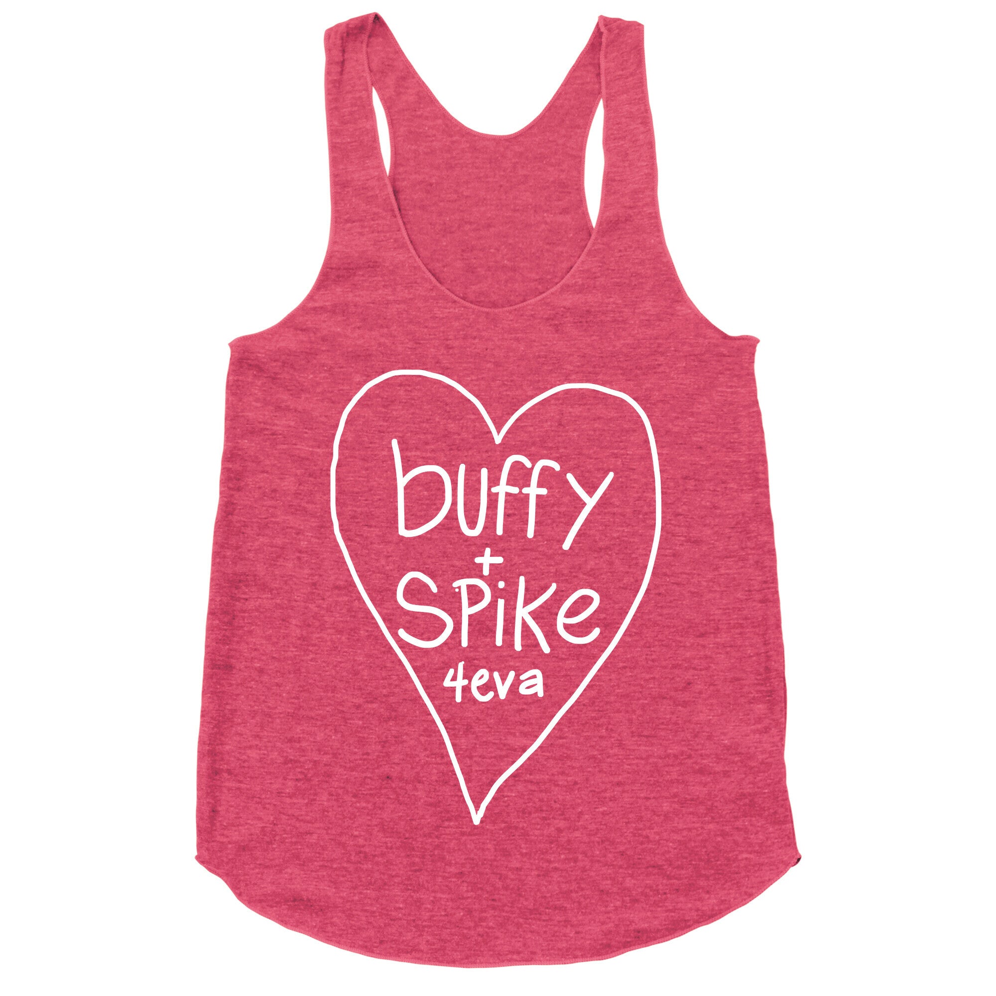 Buffy + Spike 4eva Racerback Tank
